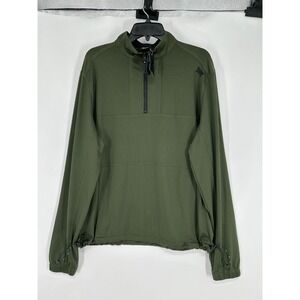 PXG‎ Perforated Jersey Quarter 1/4 Zip Mens Medium Golf Pullover Jacket Green